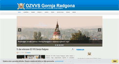 Desktop Screenshot of gornjaradgona.zvvs.si